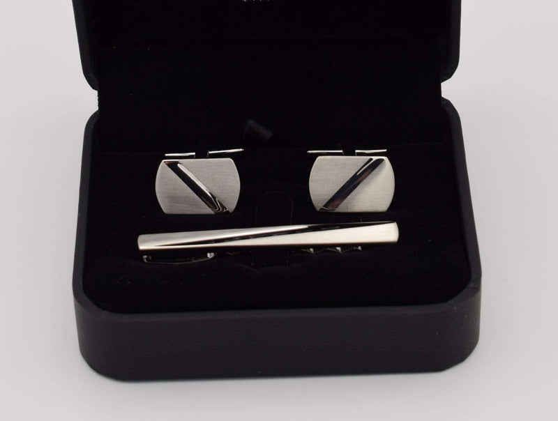 cufflinks and tie slide, tie pin