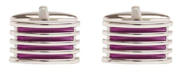 Ribber cufflink purple