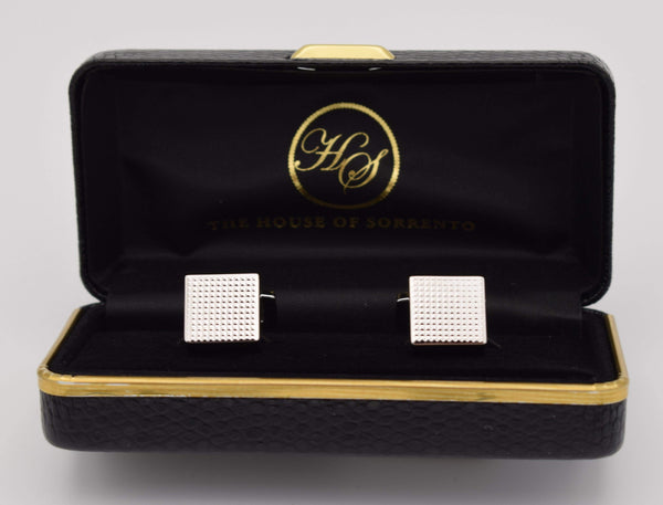 David Aster cufflink, square cufflink