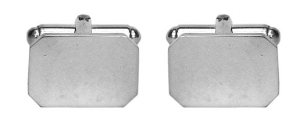 Sterling silver cufflinks, 925 silver cufflink, rectangle