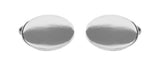 Sterling silver cufflinks, 925 silver cufflink, oval