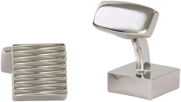 David Aster Zigzag Cufflinks, Squared