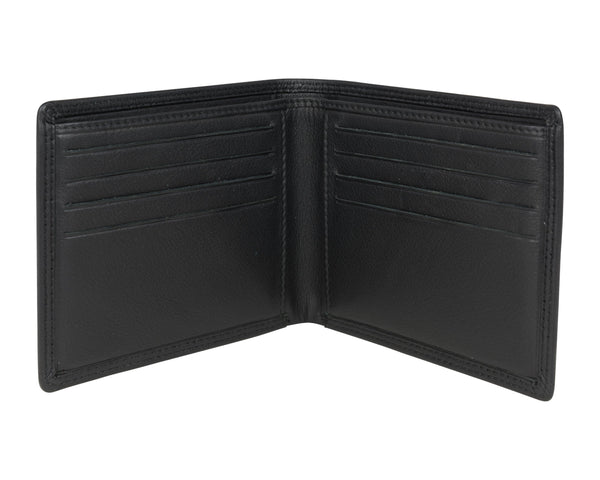 Leather wallet black