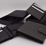 Leather Wallet with Tab - Various Colours