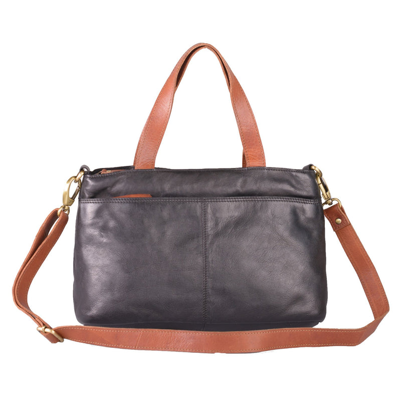 Elegant large ladies hand bag with shoulder strap