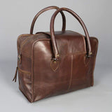 Large Leather Travel Bag with strap